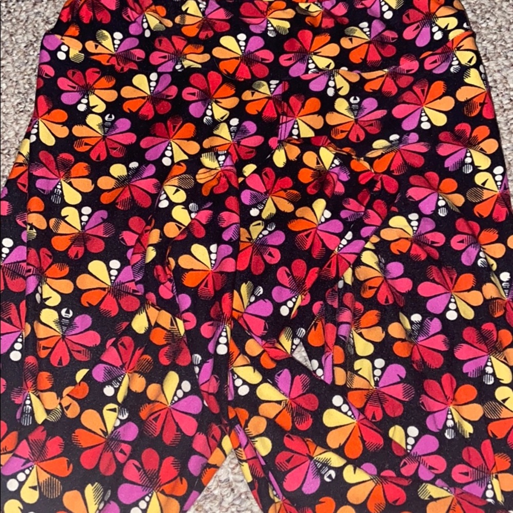 Lularoe floral leggings